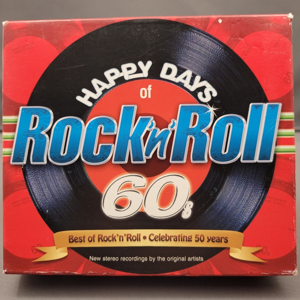 Happy‎ Days of Rock 'n' Roll 60s by Various Artists (CD & DVD, 2004)
